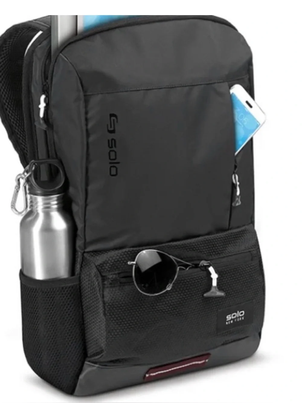 SOLO NEW YORK DRAFT BACKPACK  COLOR BLACK UNISEX